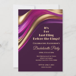 Bachelorette-Haar Laatste Fling Voor De Ringen- Kaart