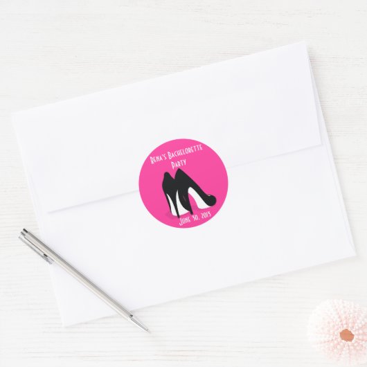 Bachelorette hakken Sticker (Envelop)