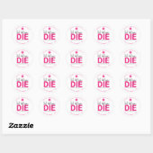 Bachelorette Hangover werd gepersonaliseerd, maar  Ronde Sticker (Vel)