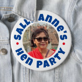 Bachelorette Hen Party Button Badge (In situ)