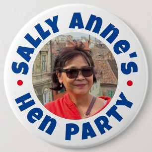 Bachelorette Hen Party Button Badge