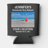 Bachelorette is een pleister voor tropische vlekst blikjeskoeler (Voorkant)