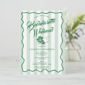 Bachelorette Itinerary Bach Weekend Pizza Italian Kaart (Staand voorkant)