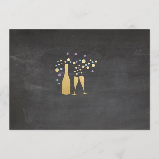 Bachelorette Itinerary Vrijgezellenfeest Chalk Inv Programmakaart (Achterkant)