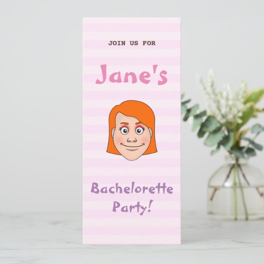 Bachelorette Kaart (Staand voorkant)