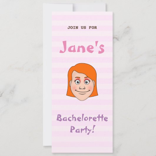 Bachelorette Kaart (Voorkant)