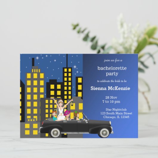 Bachelorette Kaart (Staand voorkant)