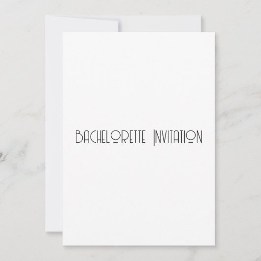 bachelorette kaart (Voorkant)