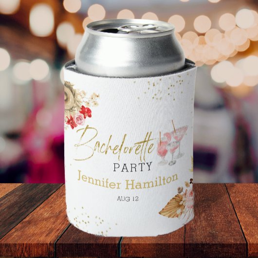 Bachelorette Kan Koelers | Boho Palm Cocktail Blikjeskoeler