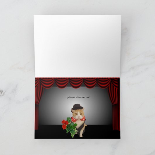  Bachelorette Kat Valentijn Feestdagen Kaart (Binnen)