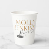 Bachelorette Kook thema feestje Papieren bekers (Voorkant)