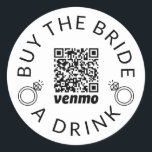 Bachelorette Koop Bruid een Drink Venmo Sticker<br><div class="desc">Bachelorette Koop Bruid een Drink Venmo Sticker Download uw QR-code van uw Venmo-account of andere cashapp. Sleep de QR-code naar het uploadgebied. Klik op uw QR-code om deze aan de pagina toe te voegen.</div>