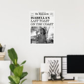 Bachelorette Krant Laatste Toast Aan De Kust Poster (Thuiskantoor)