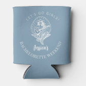 Bachelorette kust cowgirl strand blikjeskoeler (Voorkant)