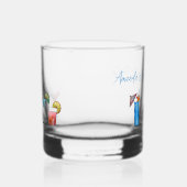 Bachelorette Martini Aangepaste Punch Whiskey Glas (Links)