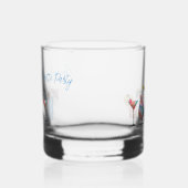 Bachelorette Martini Aangepaste Punch Whiskey Glas (Rechts)