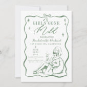 Bachelorette Meisjes Gone Mild Drawn Bow Route Kaart (Voorkant)