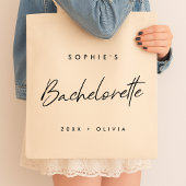Bachelorette | Minimalistisch script Modern Brides Tote Bag