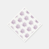 Bachelorette Multi Pink Lotus Party Servet (Hoek)