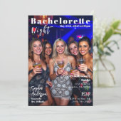 Bachelorette Night Magazine Hoesje Kaart (Staand voorkant)