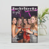 Bachelorette Night Magazine Hoesje Kaart (Staand voorkant)