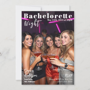 Bachelorette Night Magazine Hoesje Kaart