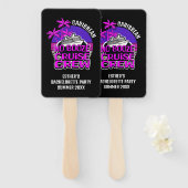 Bachelorette NO BOOZE CRUISE CREW Besties Party Handwaaier (Voorkant en achterkant)