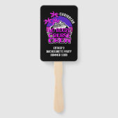 Bachelorette NO BOOZE CRUISE CREW Besties Party Handwaaier (Achterkant)