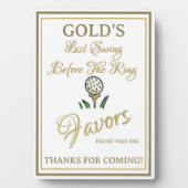 Bachelorette of Vrijgezellenfeest geeft goud en wi Fotoplaat (voorkant)