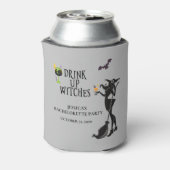 Bachelorette oktober Drink up heksen Blikjeskoeler (Blikje Achterkant)