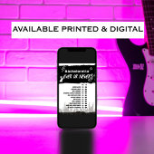 Bachelorette Ooit of Nooit Punk Rock spel kaart