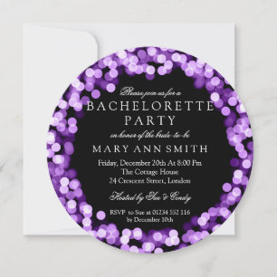 Bachelorette Paarse reservelichten Kaart