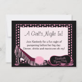 Bachelorette Pajama Party - Uitnodiging (Voorkant)