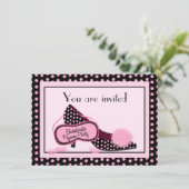 Bachelorette Pajama Party - Uitnodiging (Staand voorkant)