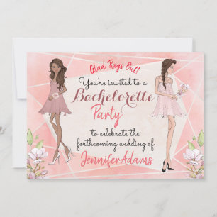 Bachelorette Partij Glamoureuze Meisjes Perzentone Kaart