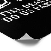 Bachelorette Partij tot de dood ons Partij Halwee Poster (Hoek)