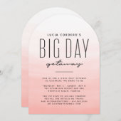 Bachelorette-partij voor de grote dag kaart (Voorkant / Achterkant)