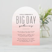 Bachelorette-partij voor de grote dag kaart (Staand voorkant)