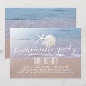 Bachelorette-partij voor strand- en zeeduivel kaart (Voorkant / Achterkant)