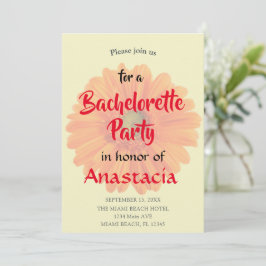 Bachelorette partijgepersonaliseerd kaart