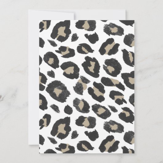 BACHELORETTE PARTIJINVITATIE // GOLD FOIL KAART (Achterkant)