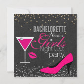  BACHELORETTE-PARTIJINVITATIE KAART (Voorkant)