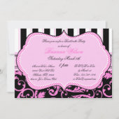 Bachelorette partijuitnodiging voor merken en pant kaart (Voorkant)