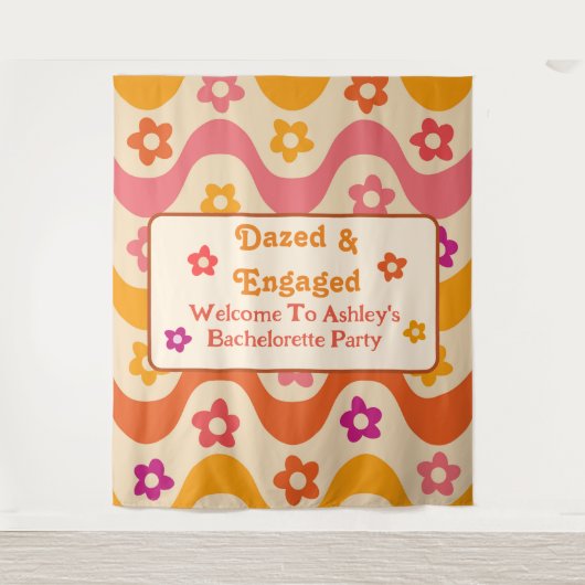 Bachelorette party 70's wandkleed (Voorkant)