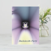 Bachelorette Party Aangepaste Aankondigingen (Staand voorkant)