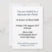 Bachelorette Party Aangepaste Aankondigingen (Achterkant)