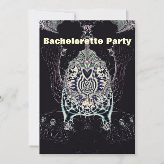 Bachelorette Party Aangepaste Uitnodigingen (Voorkant)
