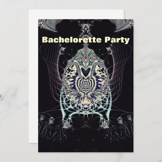 Bachelorette Party Aangepaste Uitnodigingen (Voorkant / Achterkant)