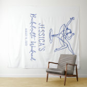 Bachelorette Party Achtergrond Fotocabine Wandkleed (In Situ (horizontaal))