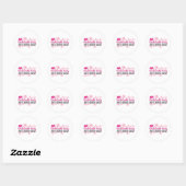 Bachelorette Party - Alles gaat! Ronde Sticker (Vel)